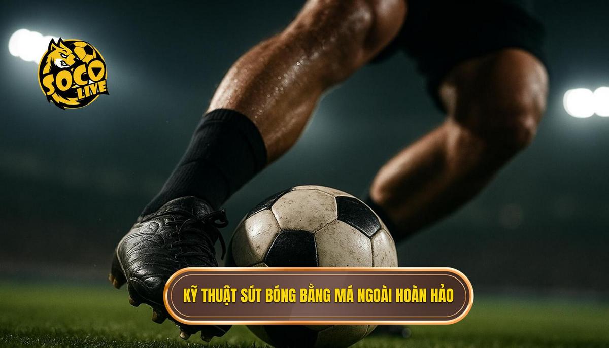 Các bước thực hành hoàn hảo Kỹ thuật sút bóng bằng má ngoài
