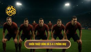 Chiến thuật bóng đá 5-4-1 phòng ngự