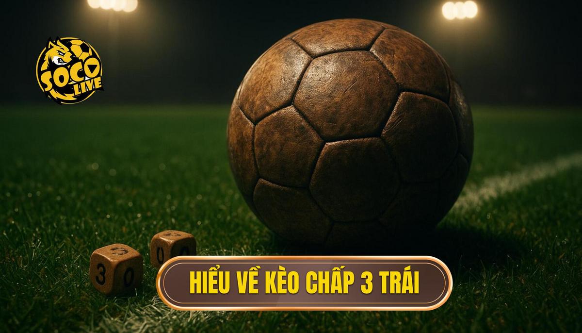 Hiểu Rõ Bản Chất Kèo Chấp 3 Trái (Handicap 3.0)