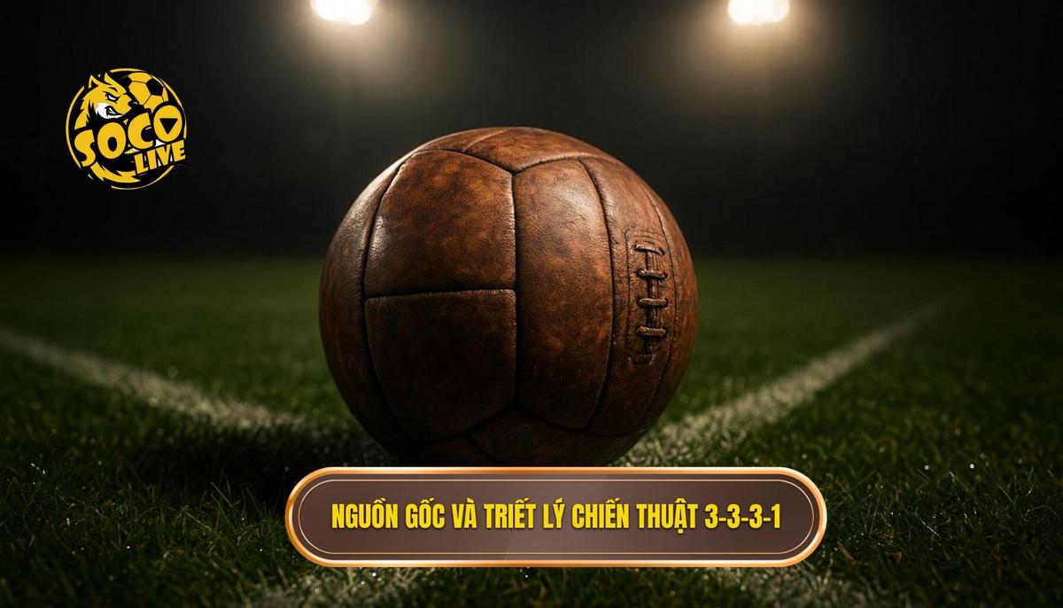 Nguồn gốc và Triết lý cốt lõi của Chiến thuật 3-3-3-1