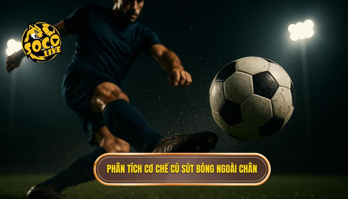 Phân tích cơ chế khoa học của cú sút má ngoài