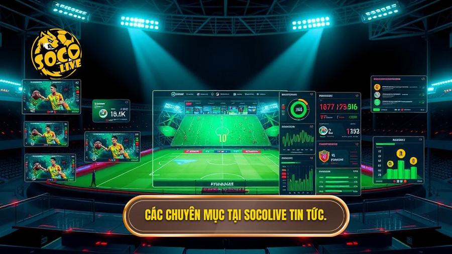 2. Các chuyên mục tại Socolive tin tức.