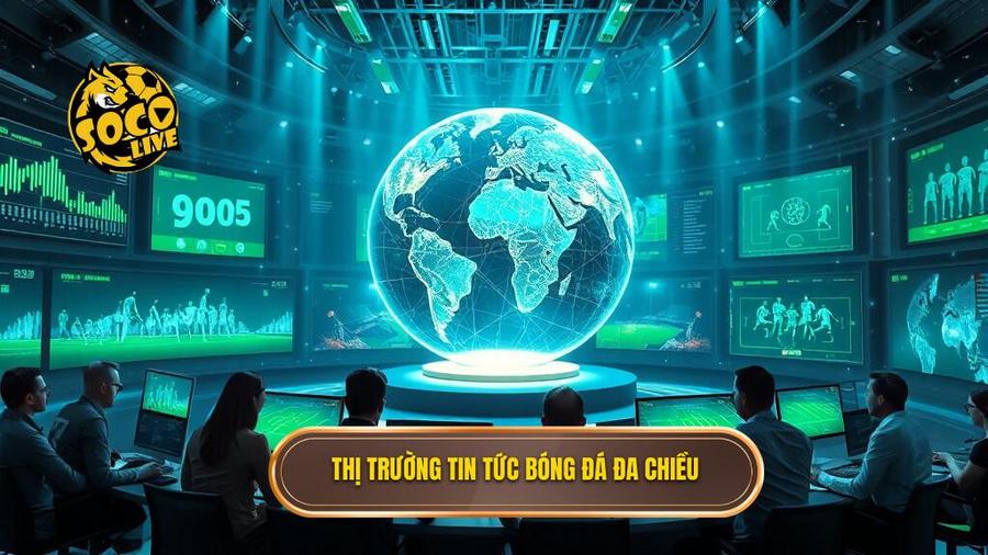 3. Thị trường tin tức bóng đá đa chiều