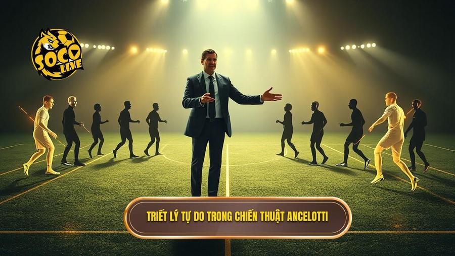 Triết lý cốt lõi trong Chiến thuật Carlo Ancelotti: Sự tự do có kiểm soát
