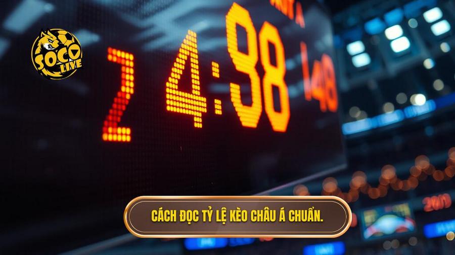 Cách đọc tỷ lệ kèo Châu Á chuẩn.