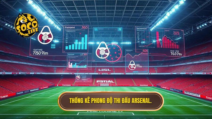 Thống kê phong độ thi đấu Arsenal.