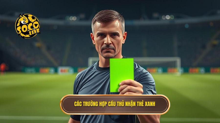 Khi nào một cầu thủ phải nhận thẻ xanh?