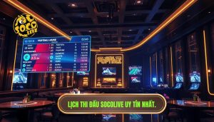 Lịch thi đấu Socolive hôm nay - Xem lịch bóng đá trực tuyến mới nhất